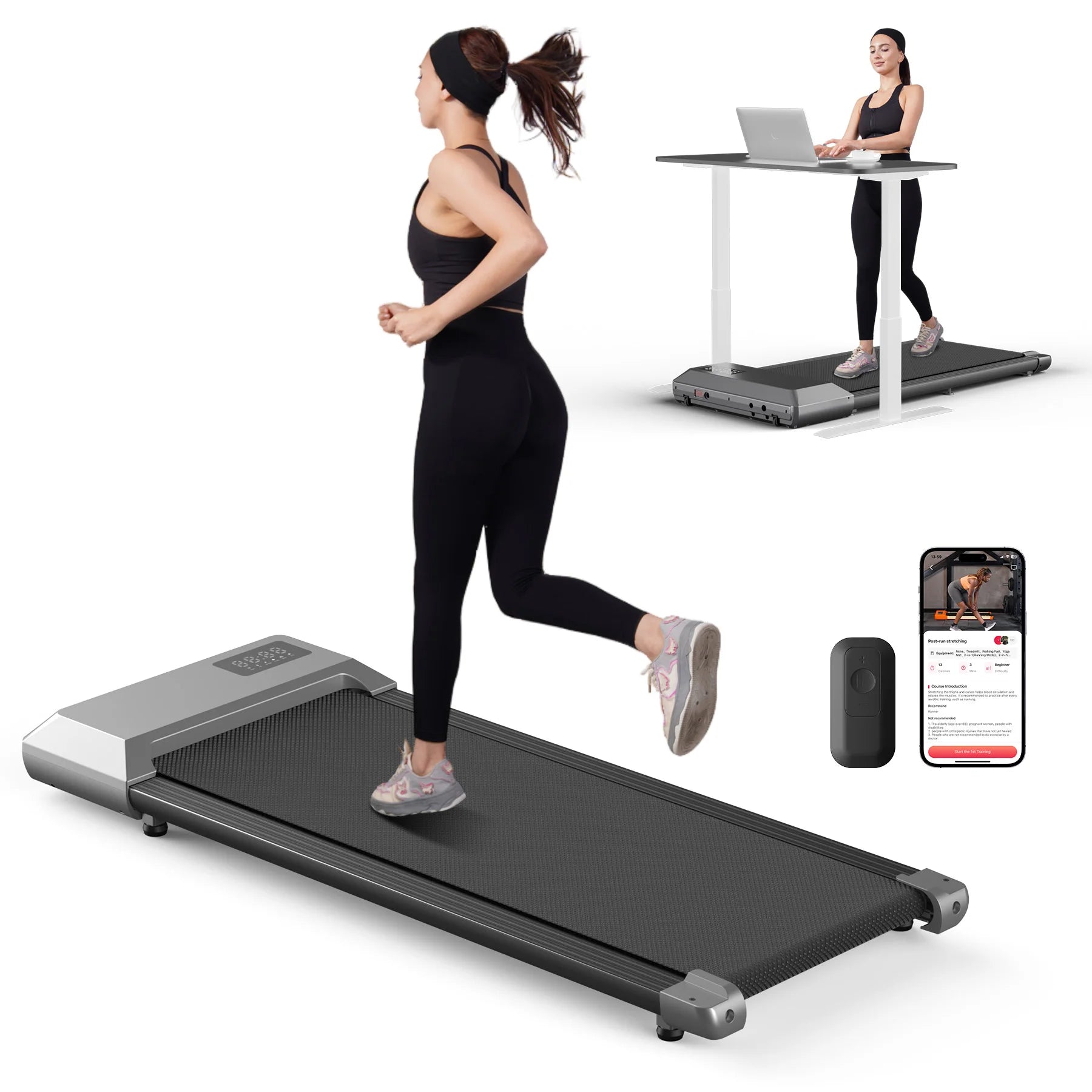 Treadmill for Home 2.5HP Treadmills Walking Pad LCD Digital Display