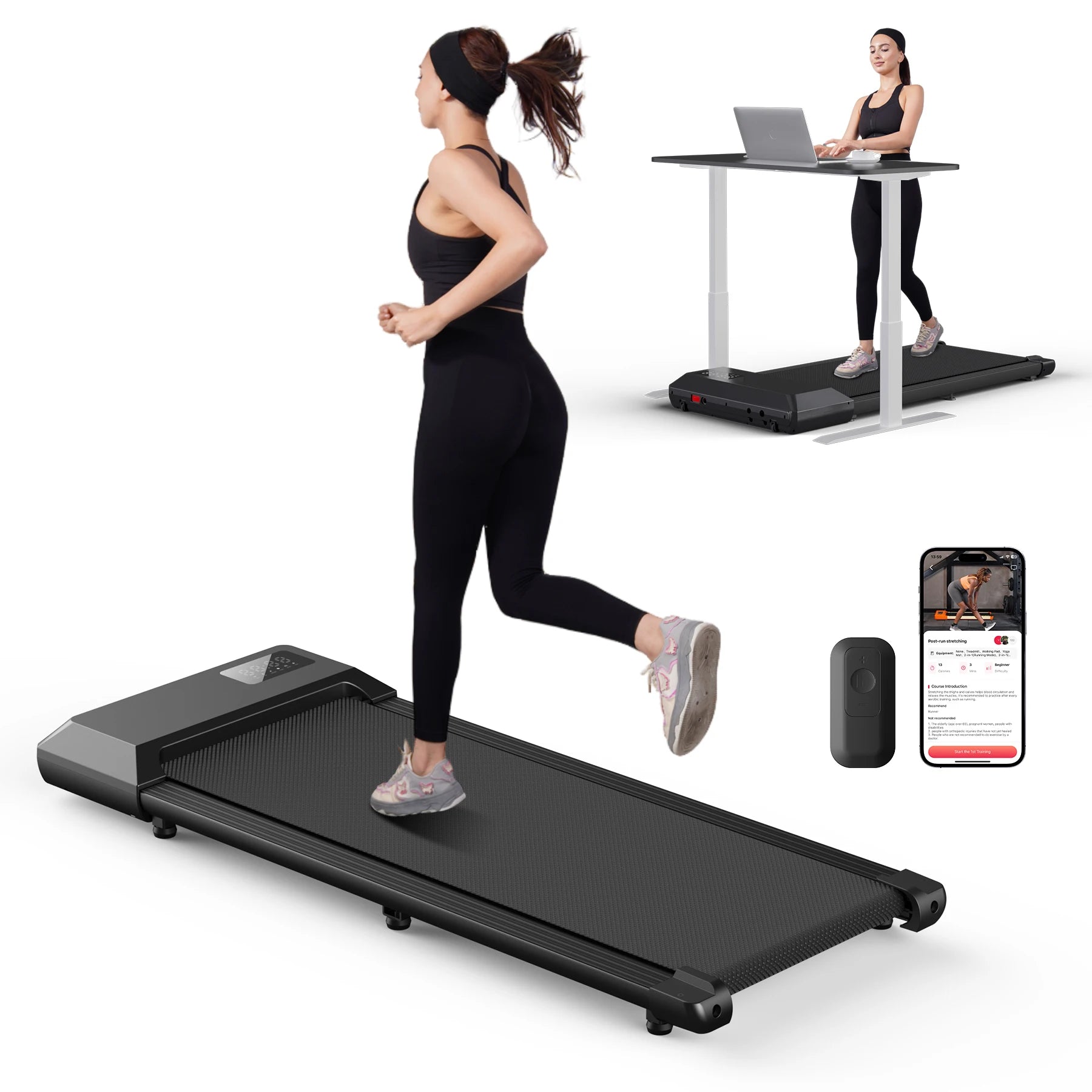 Treadmill for Home 2.5HP Treadmills Walking Pad LCD Digital Display