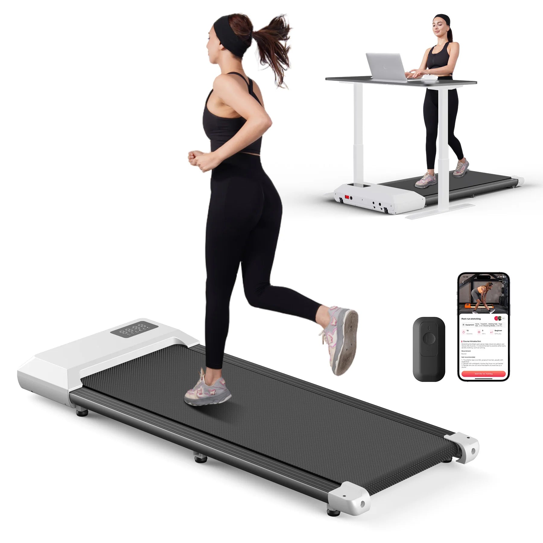 Treadmill for Home 2.5HP Treadmills Walking Pad LCD Digital Display
